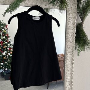 The Frankie Shop Ribbed Black Top